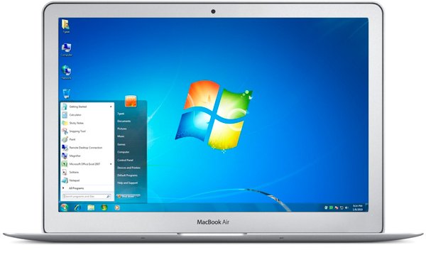 фото Windows на MacBook Air