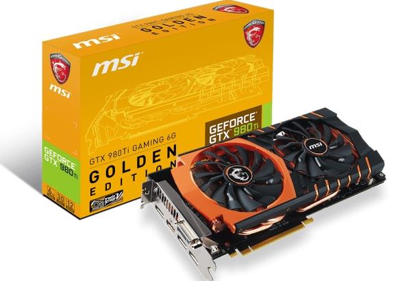 GTX 980TI GAMING 6G Golden Editio