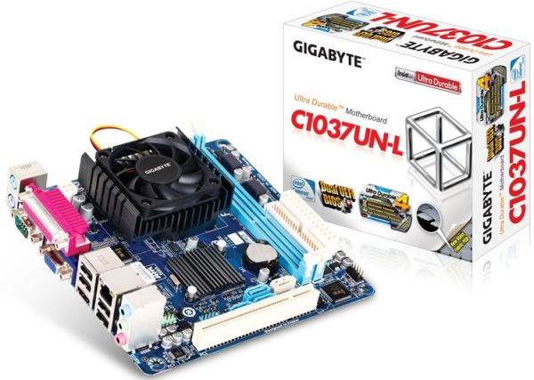 фото Mini-ITX плата GIGABYTE GA-C1037UN-L